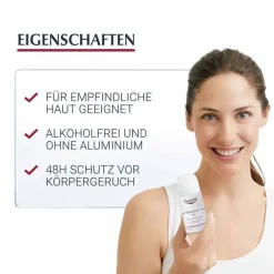 Eucerin Deodorant Roll-on 0% Aluminium Doppelpack, 2X50 ml- Antitranspirant & Deo
