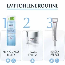 Eucerin Dermatoclean Hyal.Miz.Reinigungsfluid 3in1, 400 ml- Reinigung