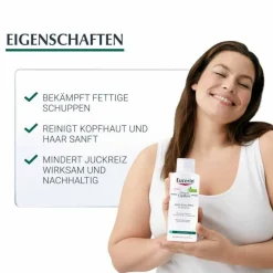 Eucerin Dermocapillaire Anti-Schuppen Gel Shampoo, 2X250 ml- Shampoos