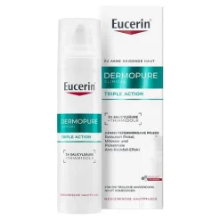 Eucerin Dermopure Clinical Triple Action Creme, 40 ml- Unreine Haut|Hauttypen