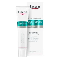 Eucerin Unreine Haut|Hauttypen-Dermopure Clinical Peeling 10 Nachtcreme, 40 ml