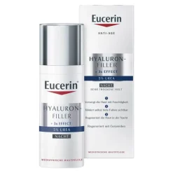 Eucerin Hyaluron-Filler Urea Nacht Creme, 50 ml- Nachtpflege|Anti-Aging