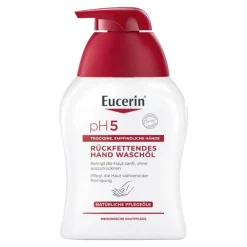 Eucerin pH5 Hand Wasch Öl empfindliche Haut, 250 ml- Trockene & Sensible Haut