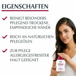 Eucerin pH5 Hand Wasch Öl empfindliche Haut, 250 ml- Trockene & Sensible Haut