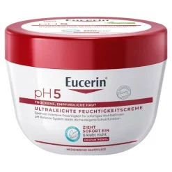 Eucerin Trockene Haut-pH5 ultraleichte Feuchtigkeitscreme, 350 ml