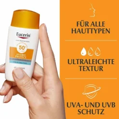 Sun Fluid Hydro Protect Face LSF 50 + , 50 ml^Eucerin Online