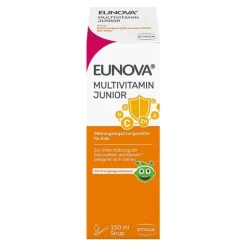 Eunova Multivitamine|Multivitamine-Junior Sirup mit Orangengeschmack, 150 ml