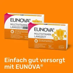 Eunova Multivitamine|Vitalität-Langzeit 50+ Kapseln, 30 St