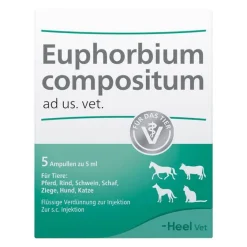 Euphorbium Compositum Ampullen vet. (für Tiere), 5X5 ml- Biologische Heilmittel Heel Gmbh