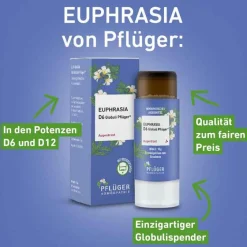 Pflüger Euphrasia D12 Globuli Dosierspender, 10 g- E