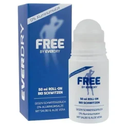 Everdry Roll-on Natural ohne Aluminiumsalze, 50 ml- Antitranspirant & Deo