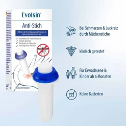 Evolsin Mittel Bei Mückenstichen-Anti-Stich Elektrostimulator, 1 St