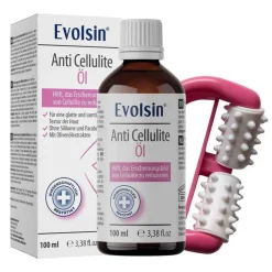 Cellulite Öl mit Massageroller, 100 ml^Evolsin Online