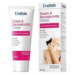Evolsin Neurodermitis Basispflege|Cremes & Balsame-Ekzem & Neurodermitis Creme, 50 ml