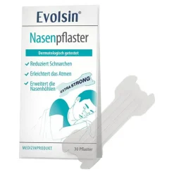 Evolsin Nasenpflaster-Nasenpflaster extra stark transparent, 30 St