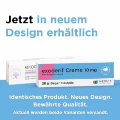 Exoderil Creme, 20 g- Hautpilz Creme|Fußpilz Creme
