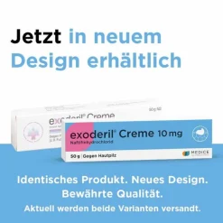 Exoderil Hautpilz Creme|Fußpilz Creme-Creme, 50 g