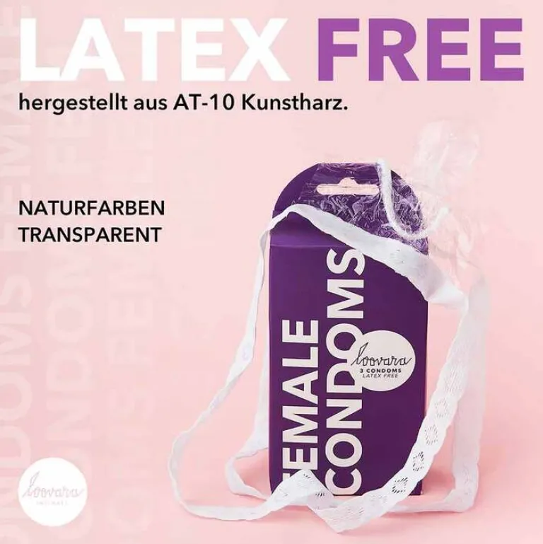 Loovara Kondome-Female Condoms, 3 St