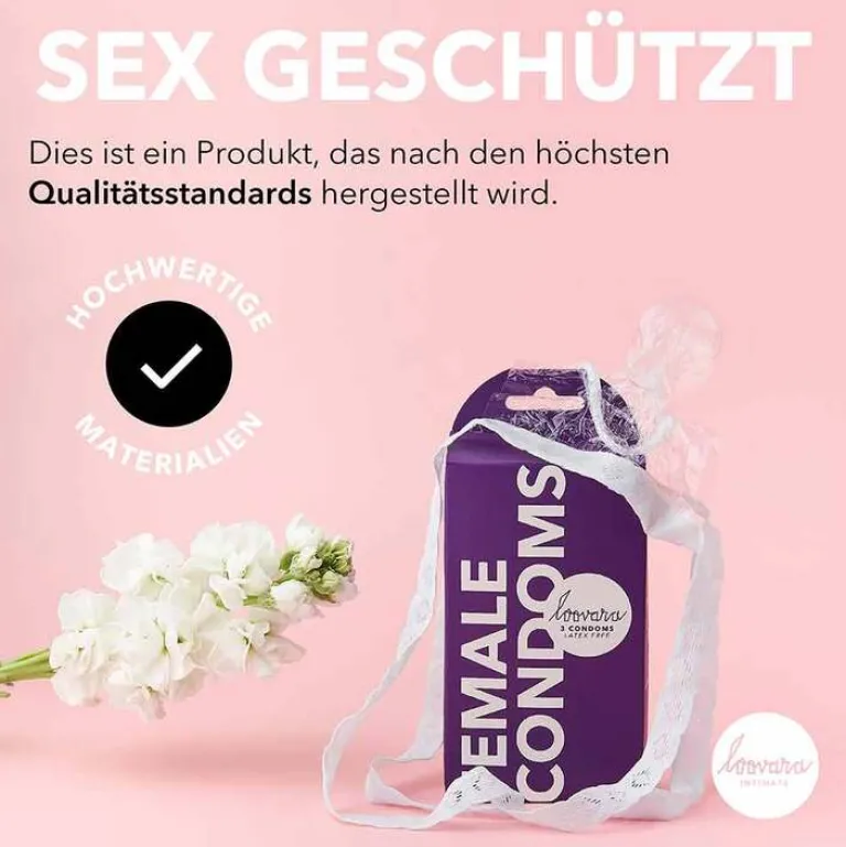 Loovara Kondome-Female Condoms, 3 St