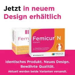 Femicur ® N Kapseln bei Regelbeschwerden, 60 St- Pms Behandeln