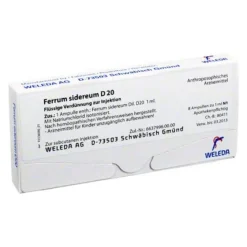 Ferrum sidereum D 20 Ampullen, 8X1 ml^Weleda Clearance