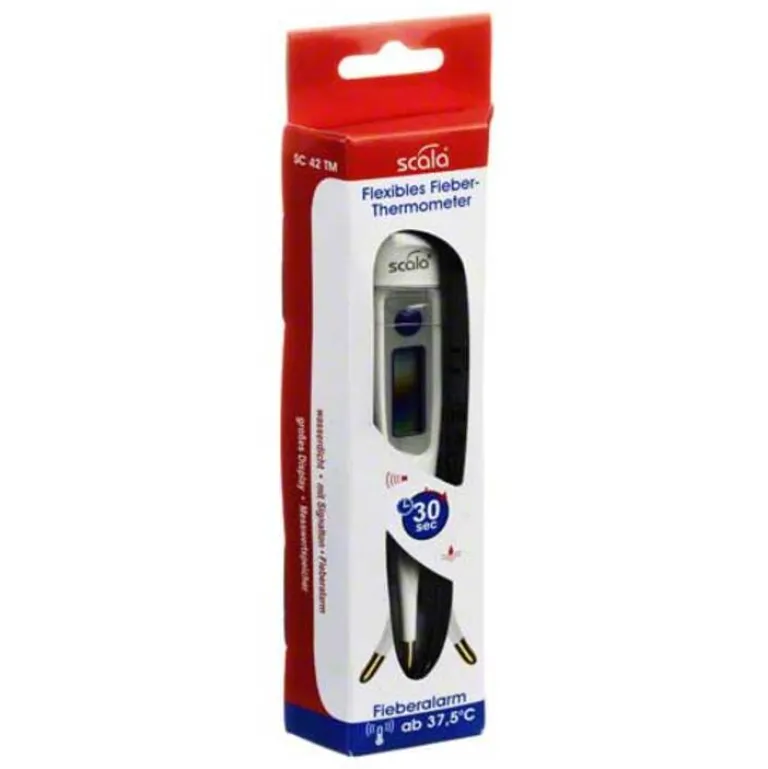 Fieberthermometer digital mit flex.Spitz wasserdicht, 1 St^Dr. Junghans Discount
