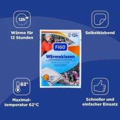 Wärme- Und Körnerkissen-Figo Wärmekissen 12 h selbstklebend Vorteilspack, 10 St