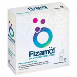Fizamol 500 mg Brausetabletten, 20 St- Paracetamol