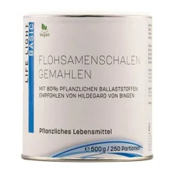 Flohsamenschalen gemahlen Pulver, 500 g^Life Light New