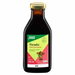 Floradix Eisen Saft|Konzentration Und Lernen-Eisen für Kinder Tonikum, 250 ml