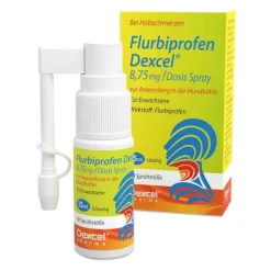 Flurbiprofen 8,75 mg / Dosierspray Mundhöhle, 15 ml^Dexcel