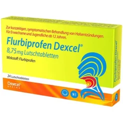 Flurbiprofen 8,75 mg Lutschtabletten, 24 St^Dexcel Outlet