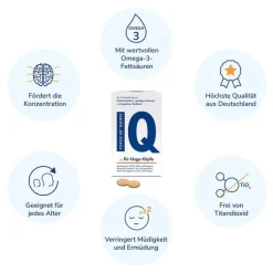 Quiris Healthcare Hirnleistung & Nerven-Fokus IQ Quiris Weichkapseln, 120 St