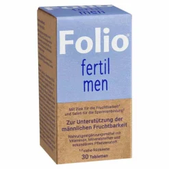 Folio fertil men Tabletten, 30 St-Kinder Kinderwunsch Tabletten