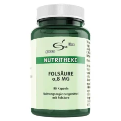 Green line Nutritheke Folsäure 0,8 mg Kapseln, 90 St- Vitamin B9 (Folsäure)