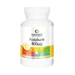 Warnke Vitamin B9 (Folsäure)-Folsäure 800 Microgramm Tabletten, 100 St
