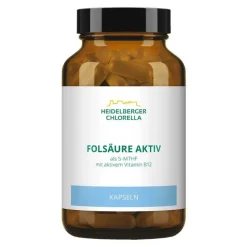 Folsäure Aktiv plus Vitamin B12 aktiv Kapseln, 120 St^Heidelberger Chlorella Online