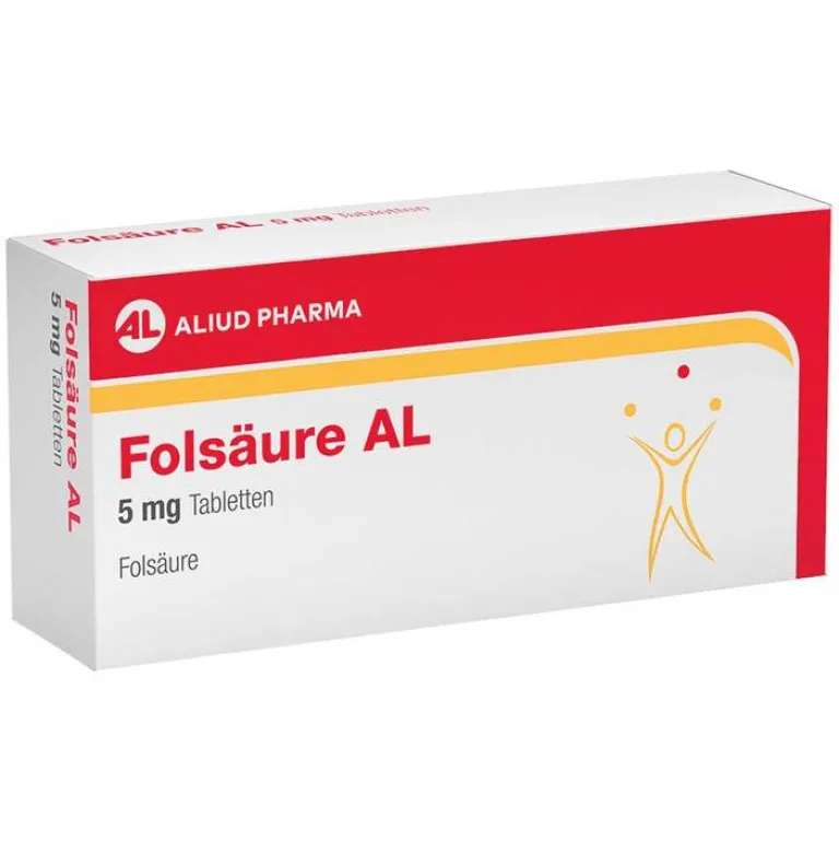 Aliud Pharma Vitamin B9 (Folsäure)-Folsäure AL 5 mg Tabletten, 20 St