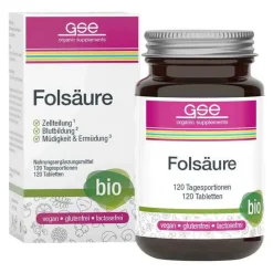 Folsäure Compact Bio Tabletten, 120 St^ Clearance