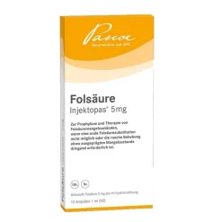 Injektopas Vitamin B9 (Folsäure)-Folsäure 5 mg Injektionslösung, 10 St