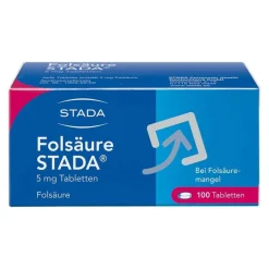 Stada Vitamin B9 (Folsäure)-Folsäure ® 5 mg Tabletten, 100 St