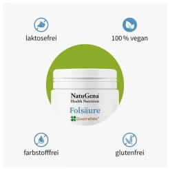 Natugena Folsäure Tabletten, 120 St- Vitamin B9 (Folsäure)