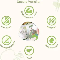 Aminosäuren-For You Bcca + glutamin Energy & Recovery Apfel Pulver , 480 g