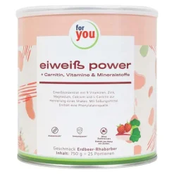 Eiweiß Power Erdbeer-Rhabarber, 750 g^For You Sale