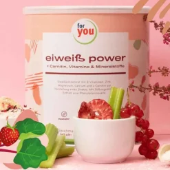 Eiweiß Power Erdbeer-Rhabarber, 750 g^For You Sale