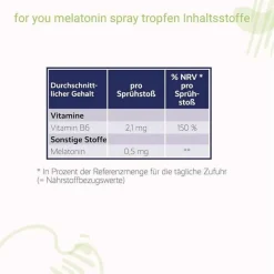 For You Melatonin Spray-melatonin spray, 30 ml