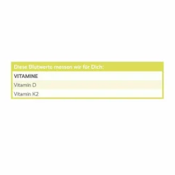 For You vitamin D3 & K2 test Bluttest für zuhause, 1 St- Sonstige Tests