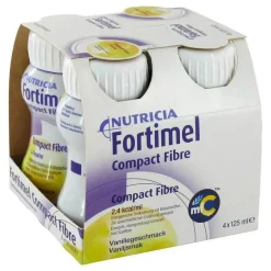 Fortimel Compact Fibre Vanille, 4X125 ml- Trinknahrung