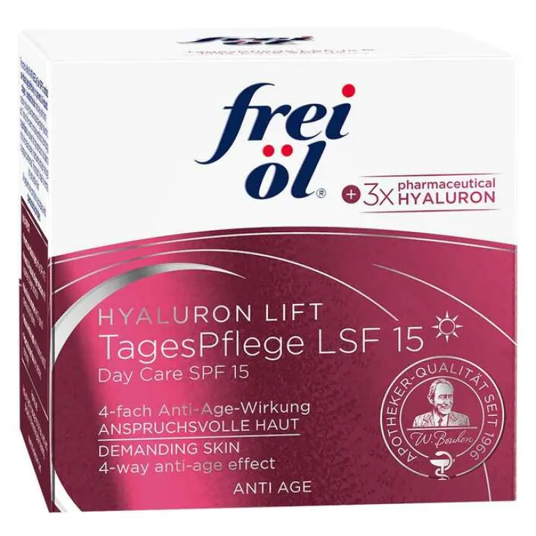 Frei Öl Gesicht|Tagespflege-Anti-Age Hyaluron Lift Tagespflege LSF 15, 50 ml