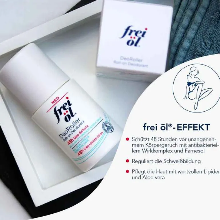 Frei Öl Deoroller, 50 ml- Antitranspirant & Deo